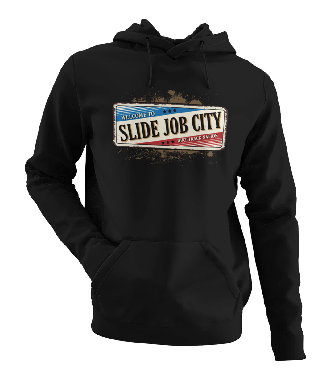 Slide Job City Unisex Hoodie Dirt Track Nation