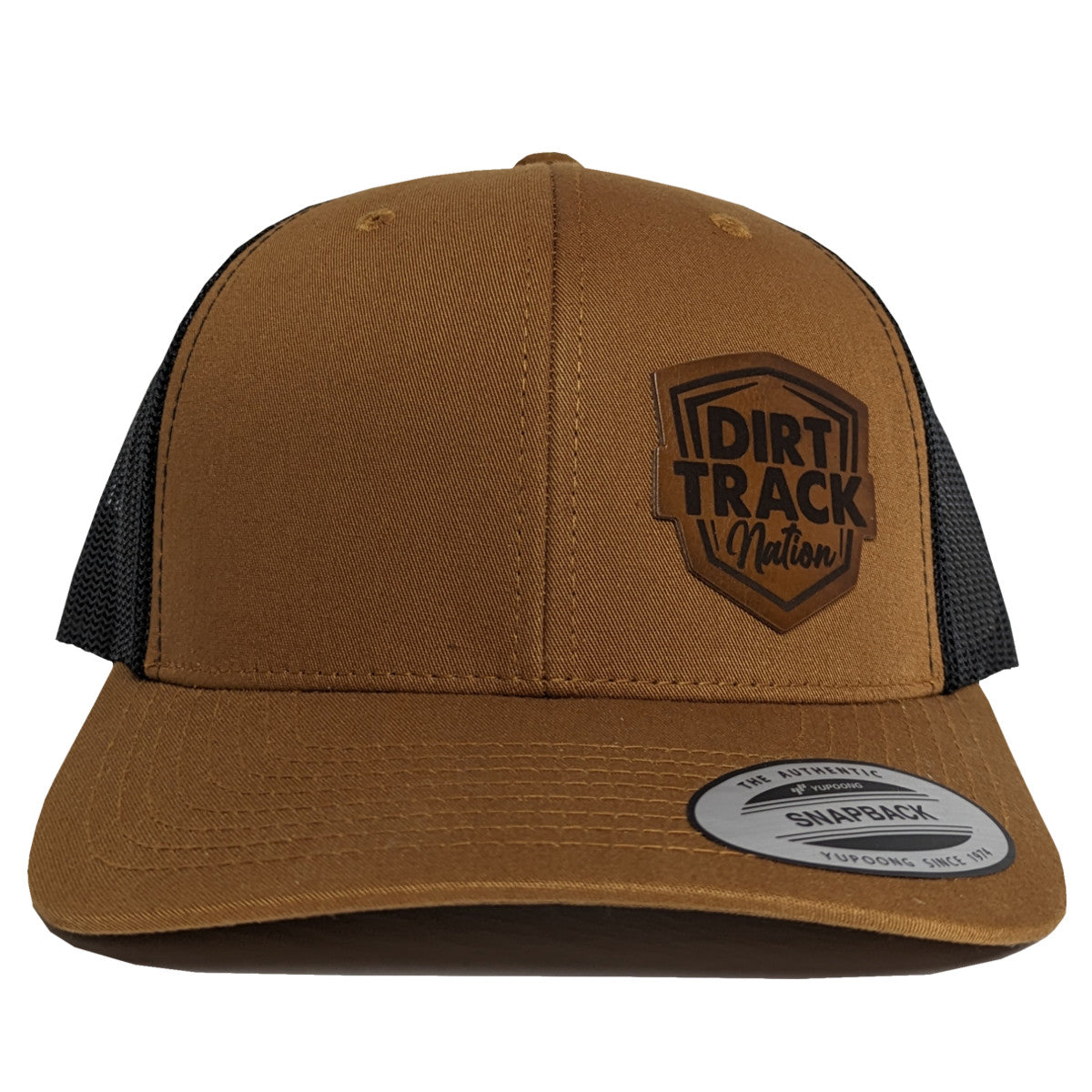 Dirt Track Nation Caramel W/ Black Mesh Hat