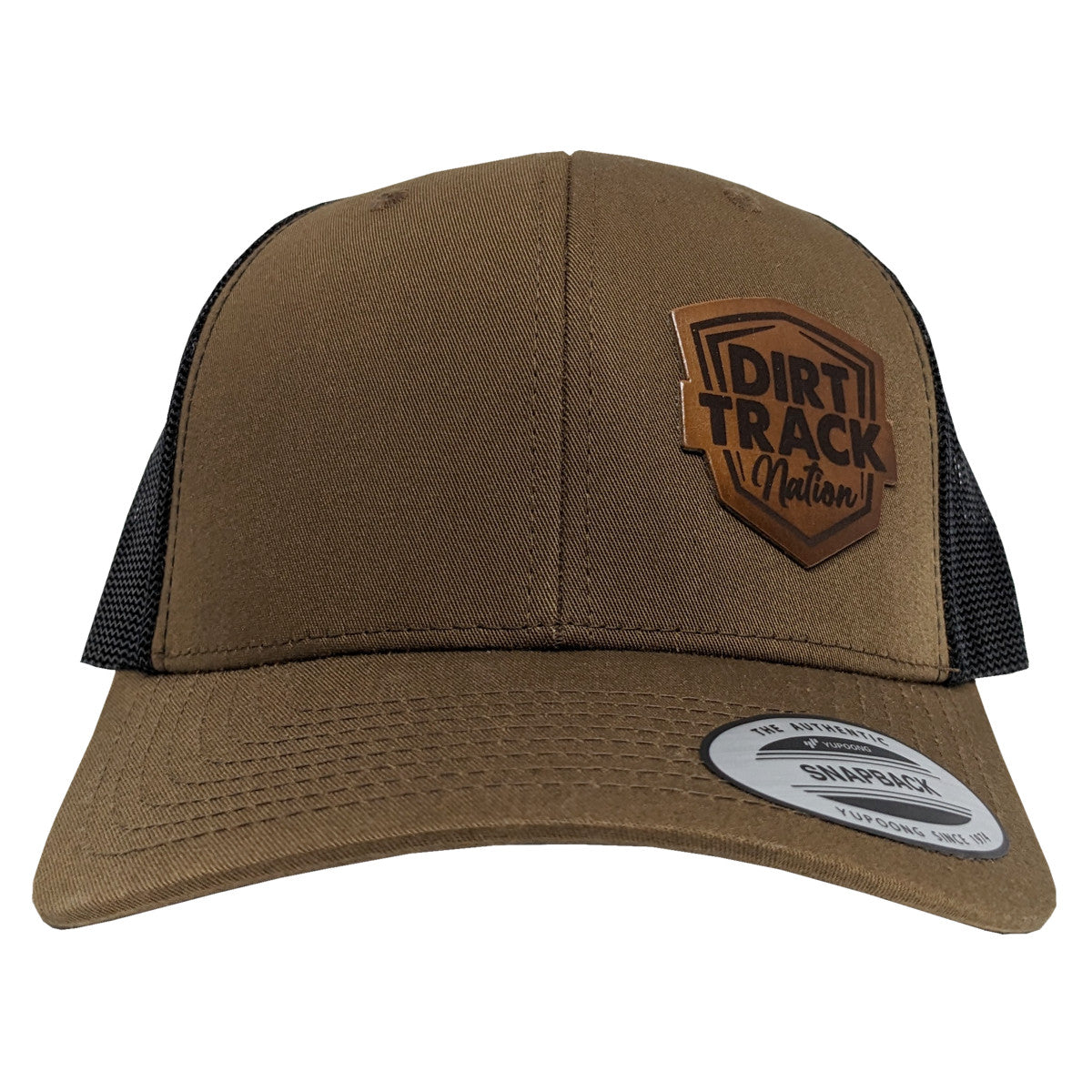 Dirt Track Nation Coyote Brown W/ Black Mesh Hat