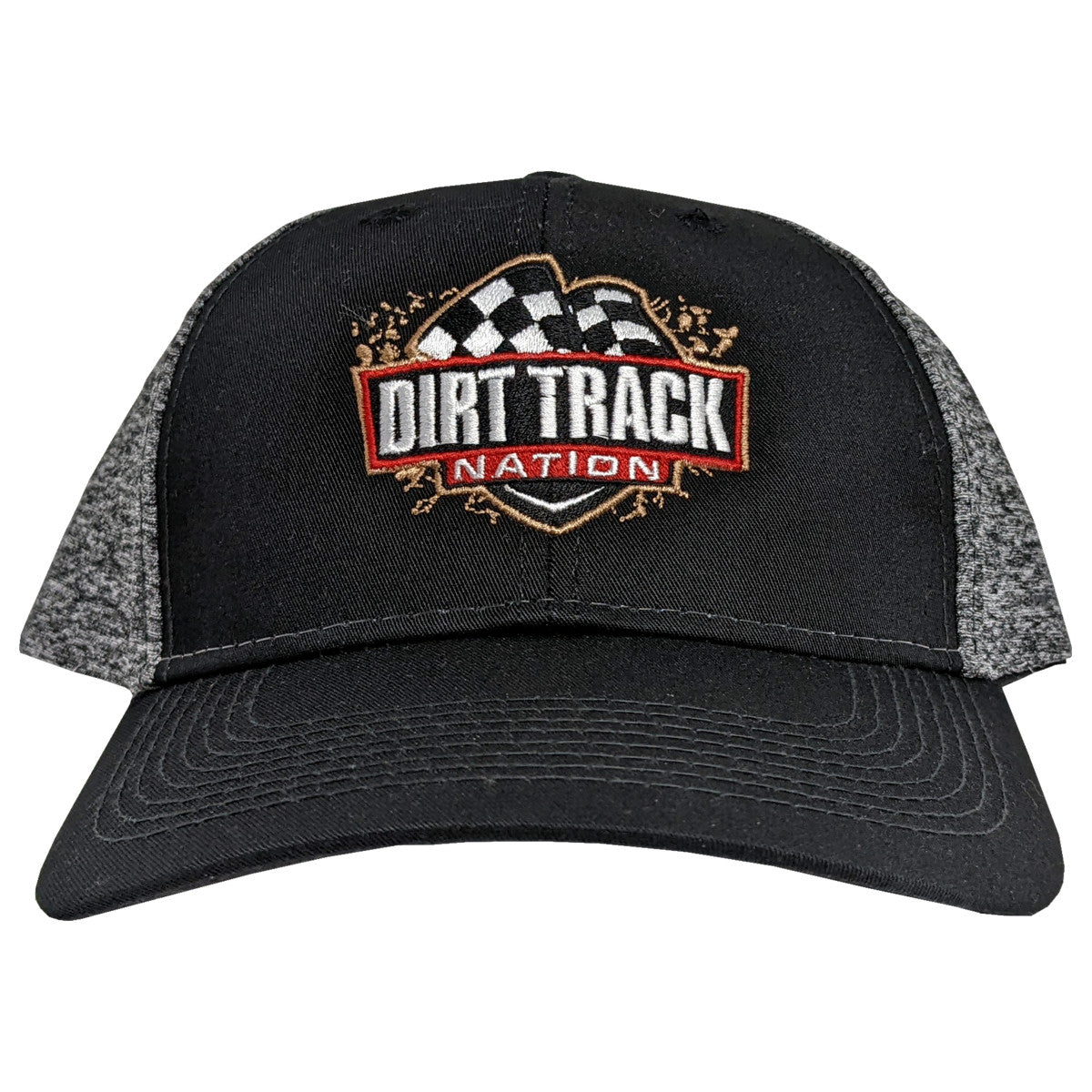 Dirt Track Nation Black w/ Heather Grey Hat