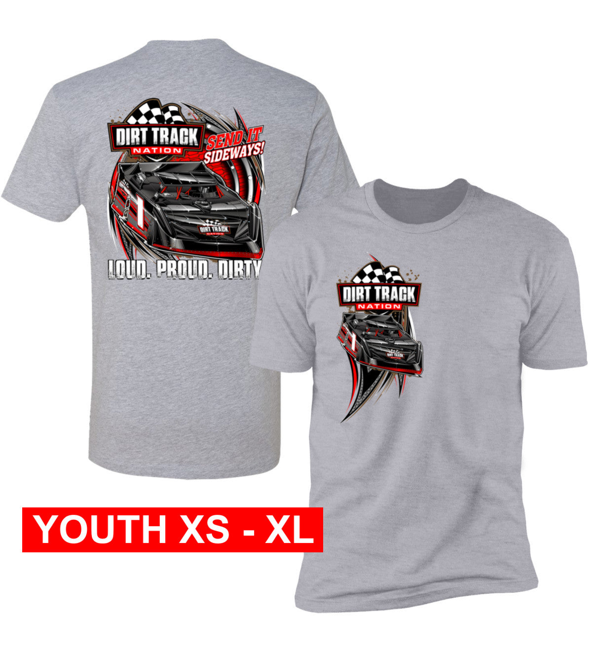 Late Model Double Sided Youth Tee