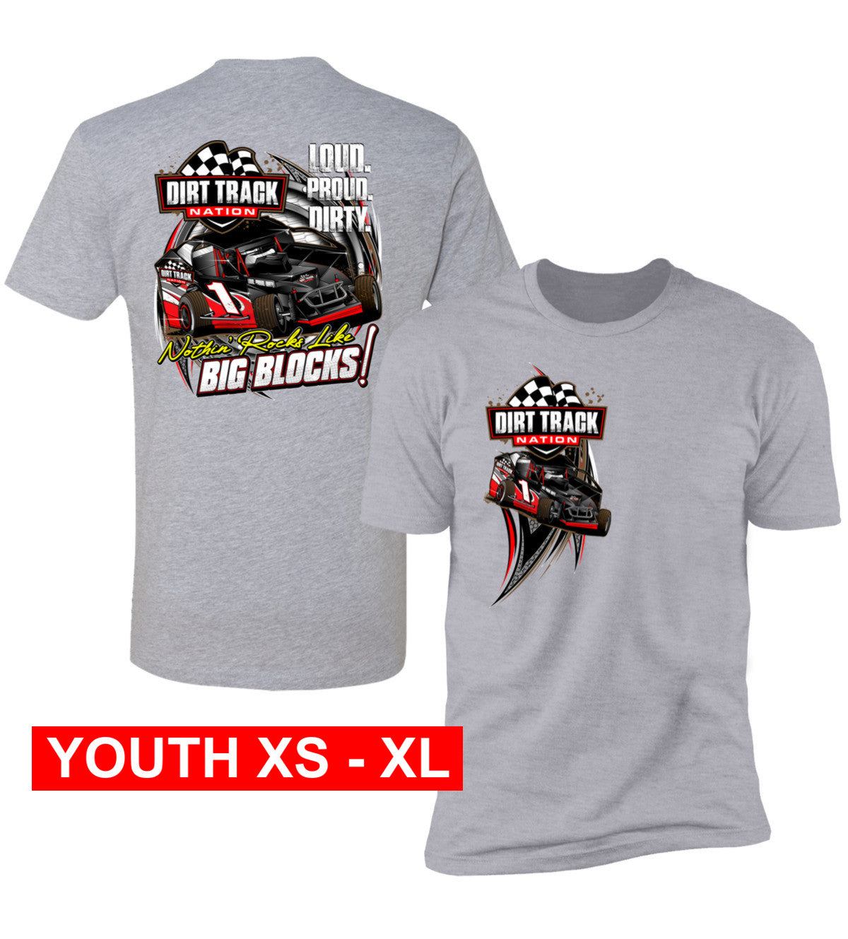 Big Block Double Sided Youth Tee