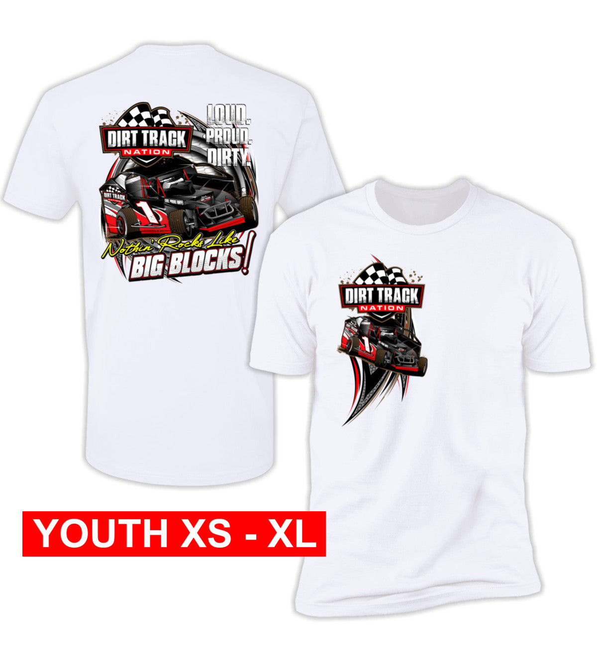 Big Block Double Sided Youth Tee