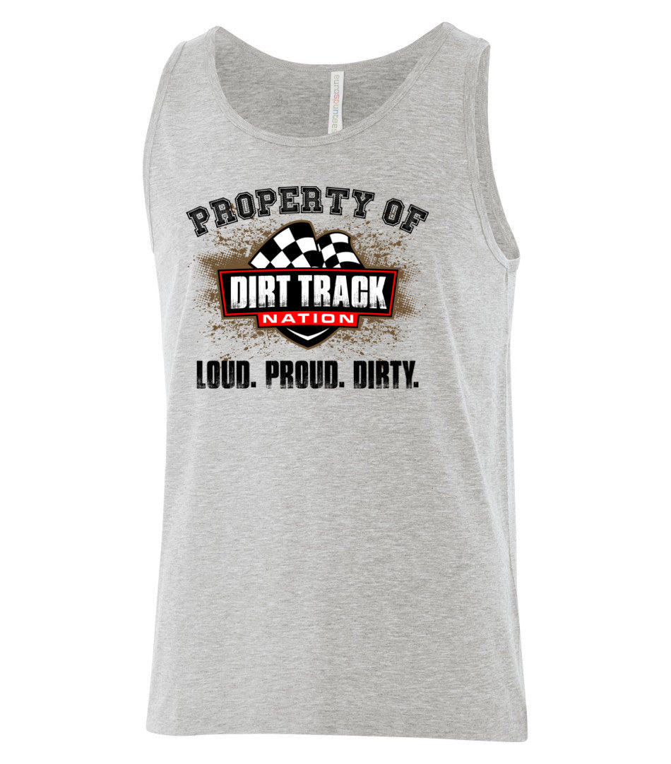 Property of Dirt Track Nation Men's Tank Top