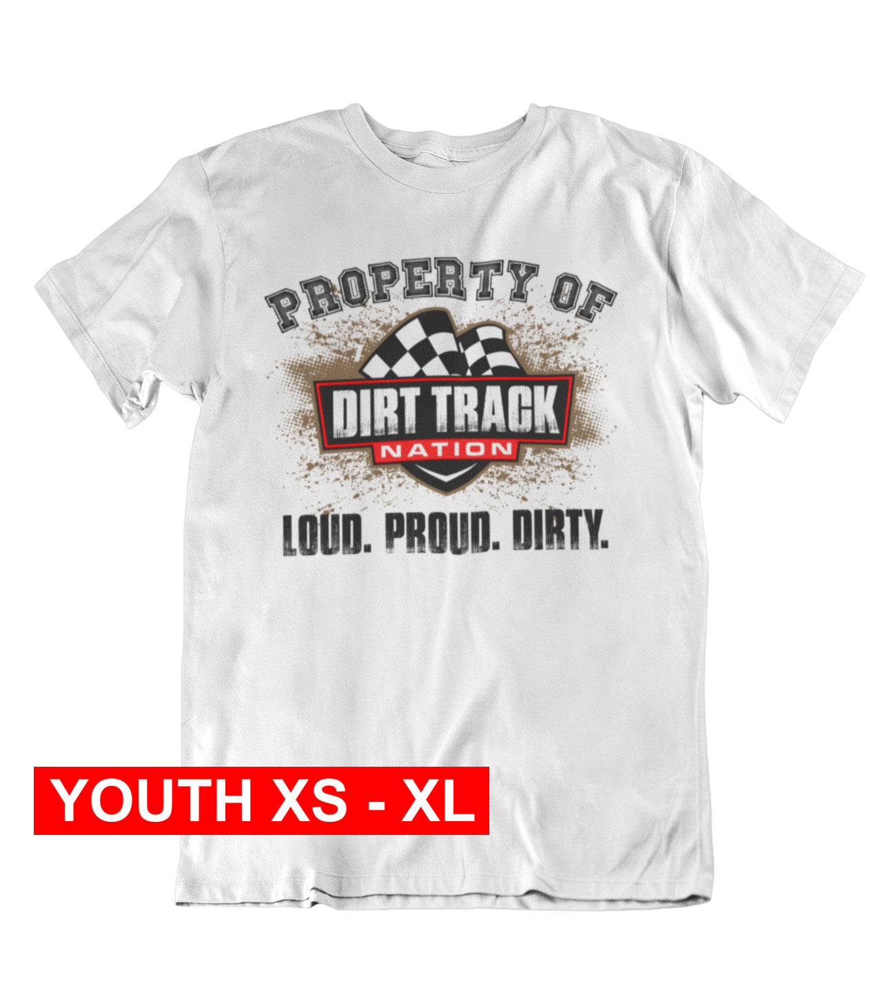 Property of Dirt Track Nation Youth Tee