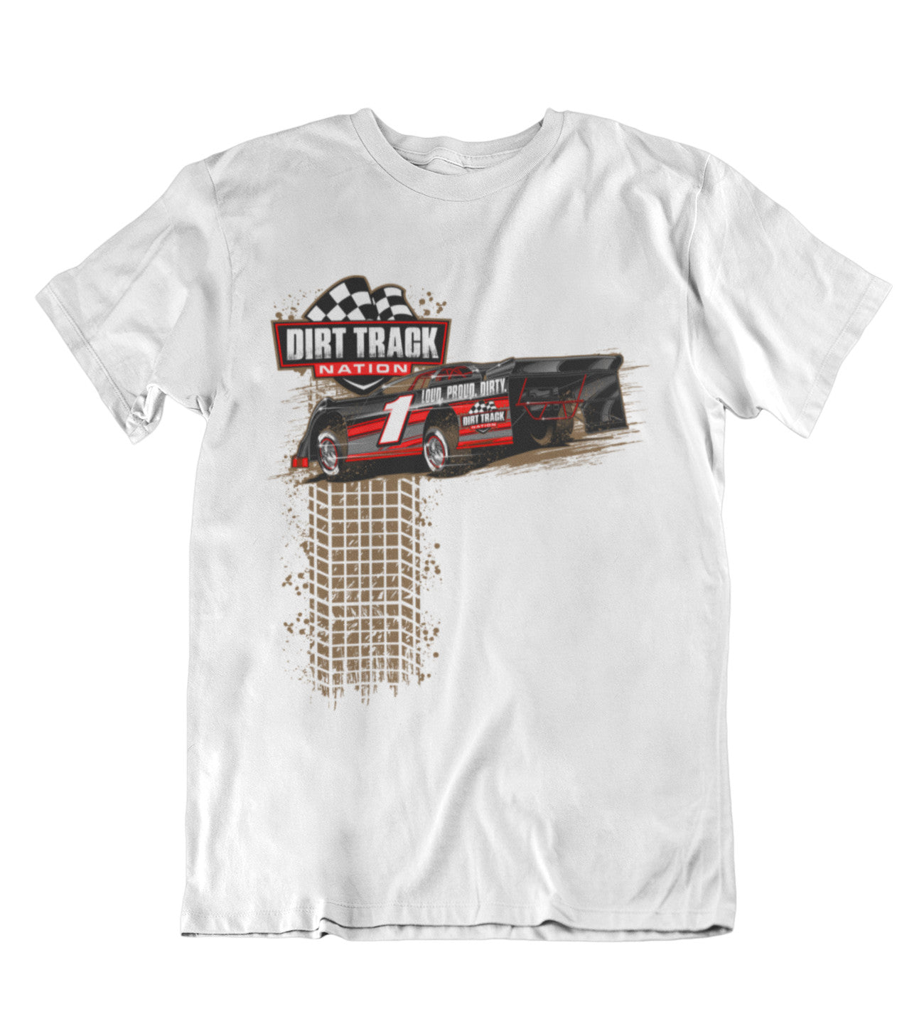 Late Model Tire Track Tee