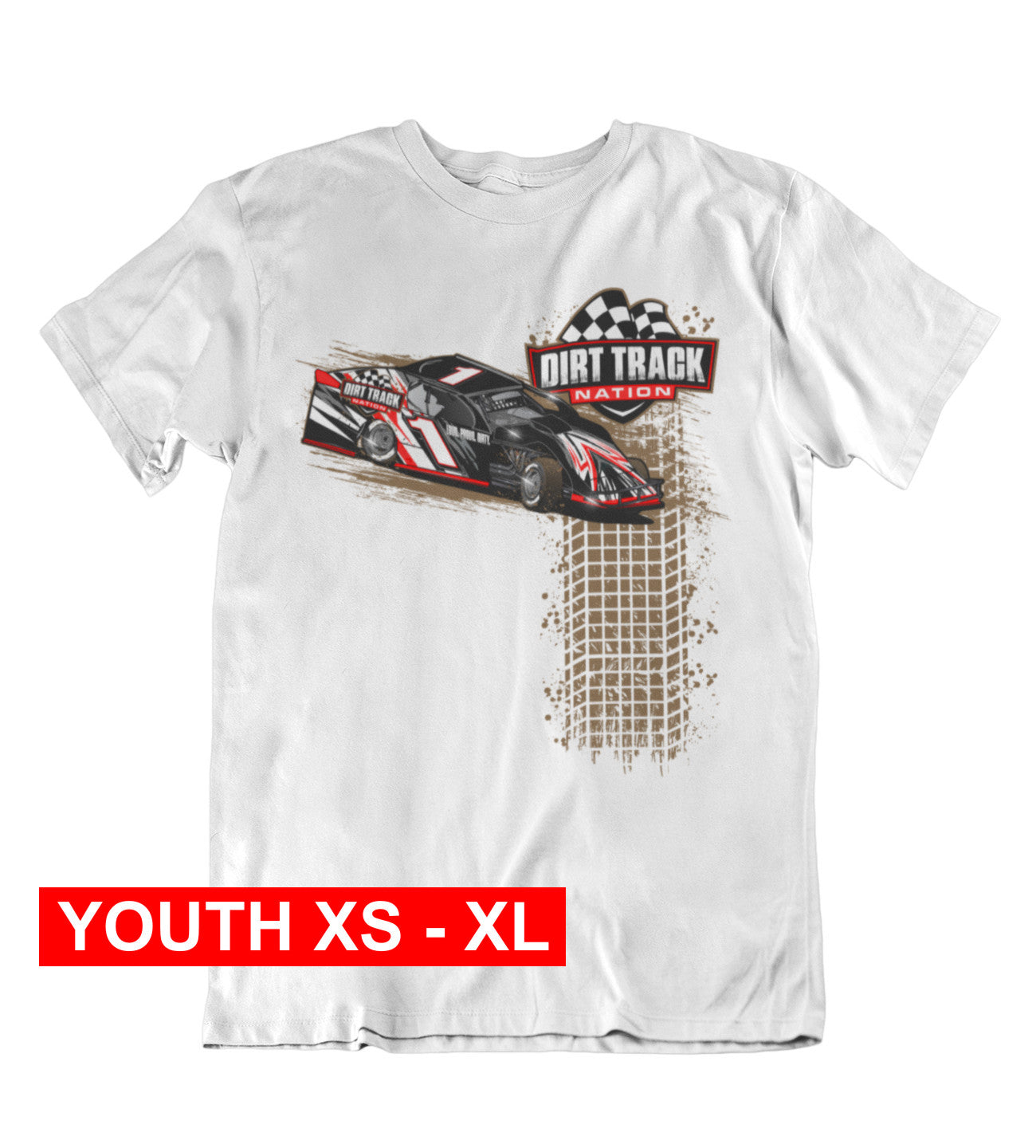 Modified Tire Track Youth Tee